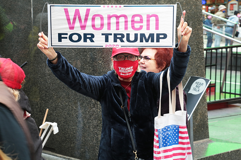Trump Rally and Protest : Times Square : New York :  Events : Photo Projects :  Richard Moore Photography : Photographer : 
